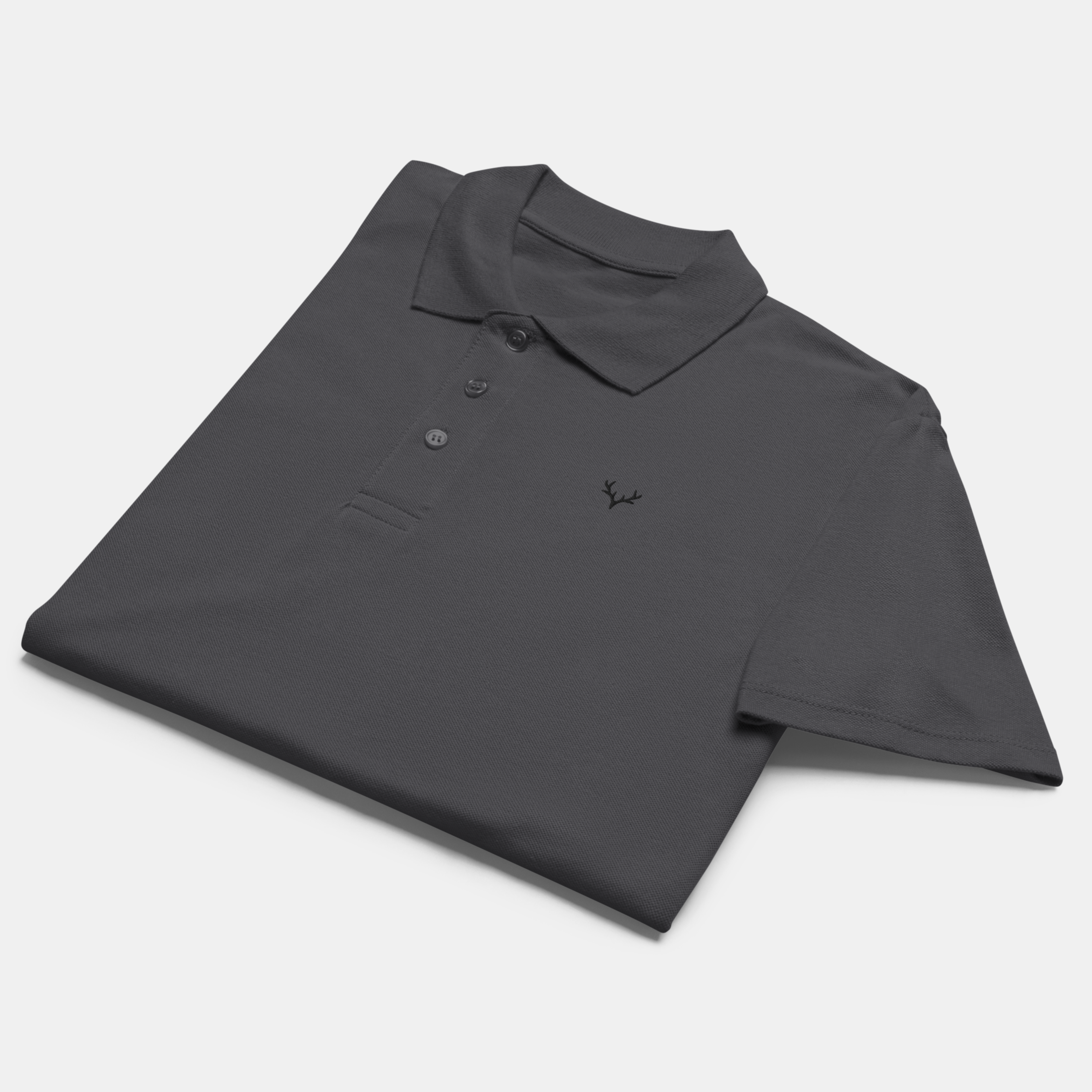 Mouse Grey Piqué Polo Shirt