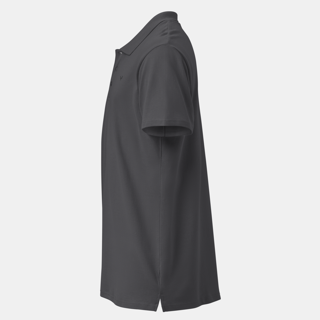 Mouse Grey Piqué Polo Shirt