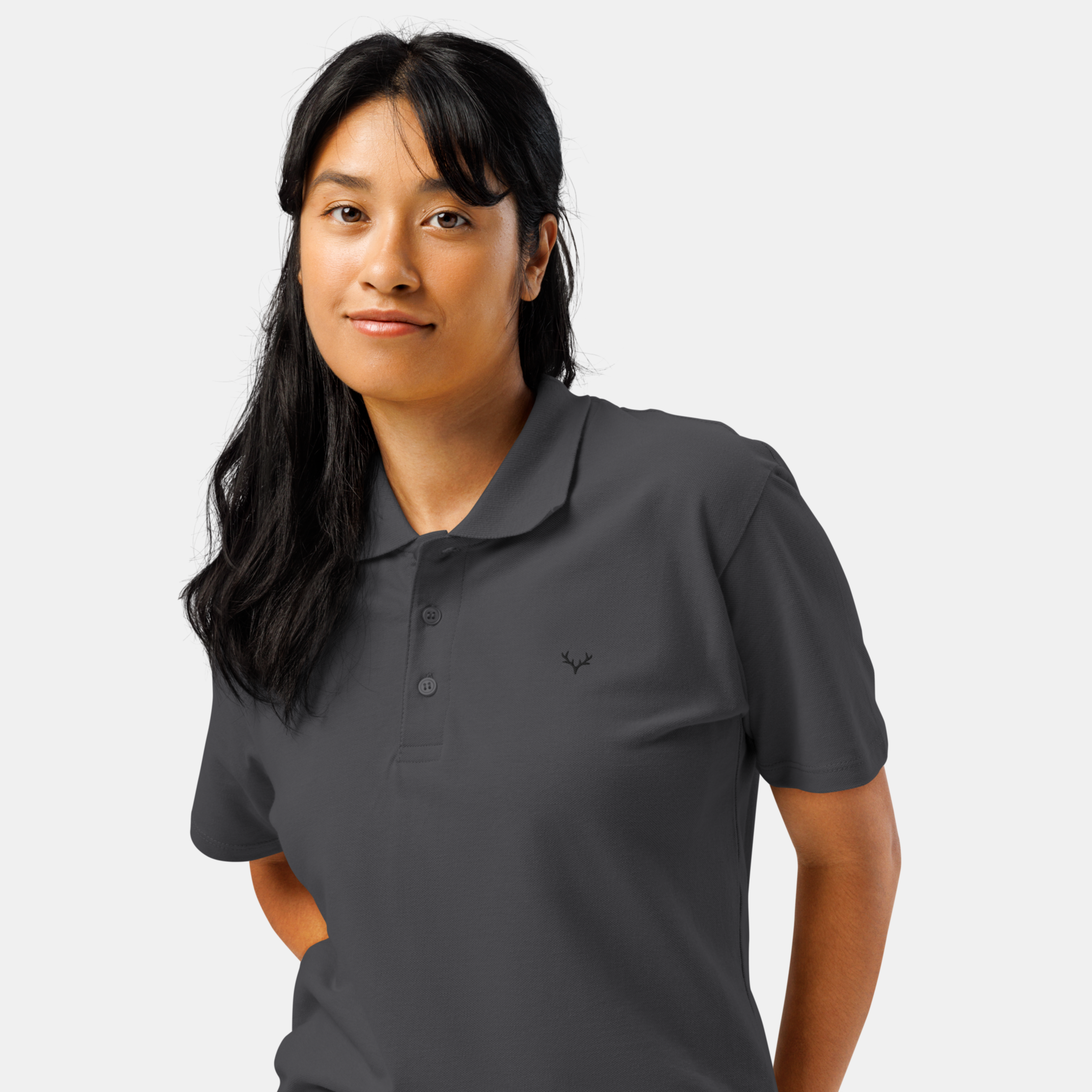 Mouse Grey Piqué Polo Shirt