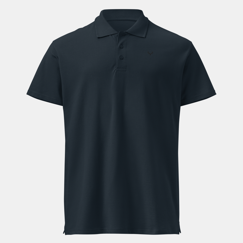 Navy Piqué Polo Shirt