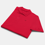 Red Piqué Polo Shirt