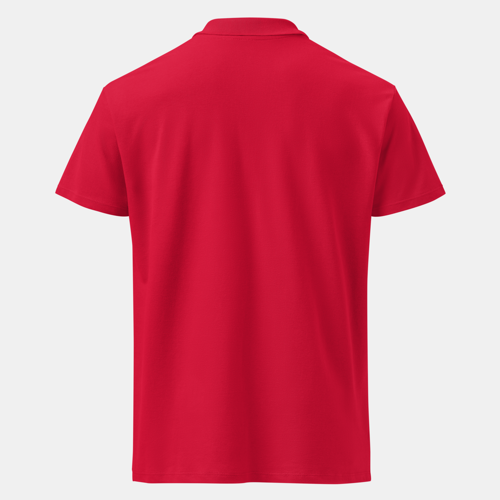 Red Piqué Polo Shirt