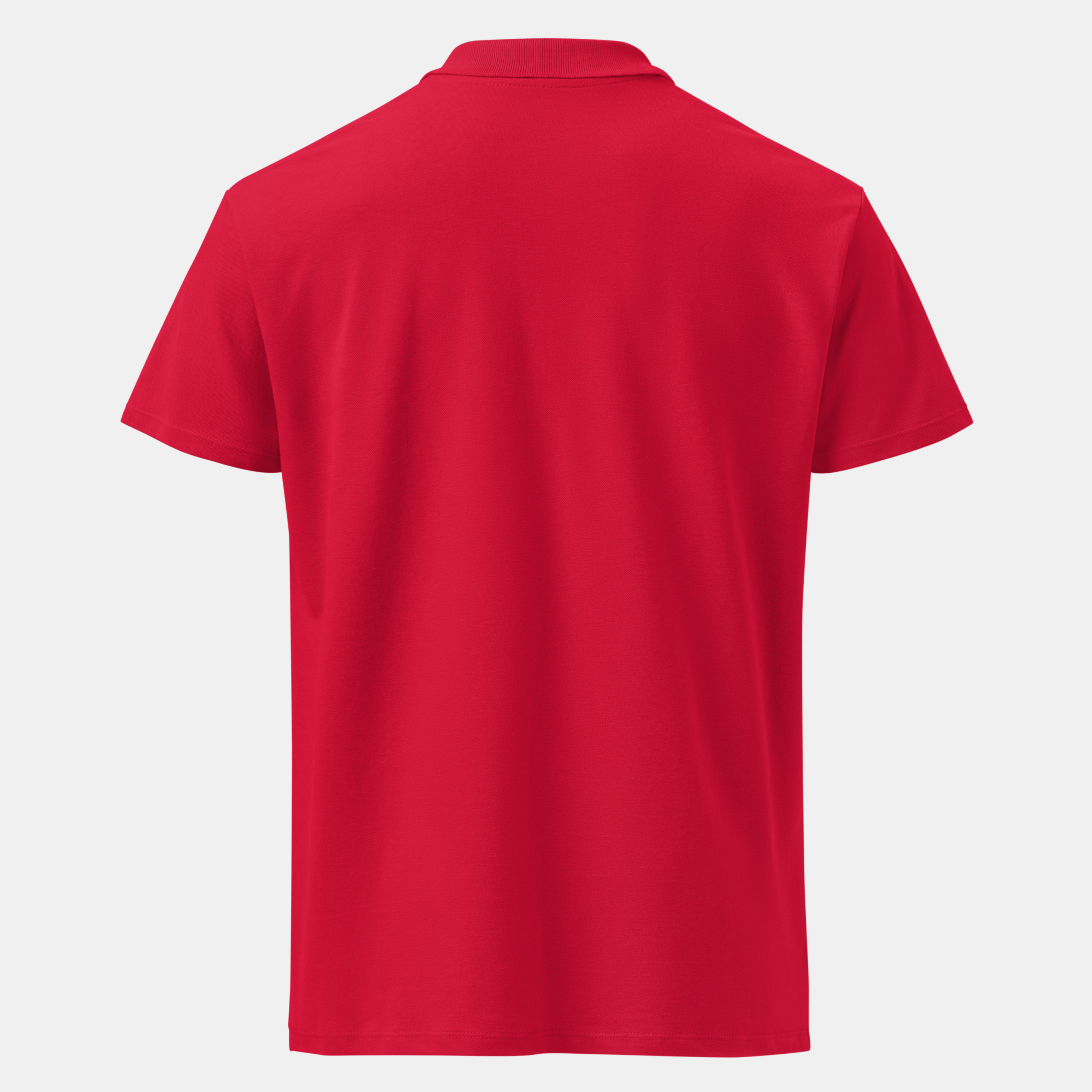 Red Piqué Polo Shirt