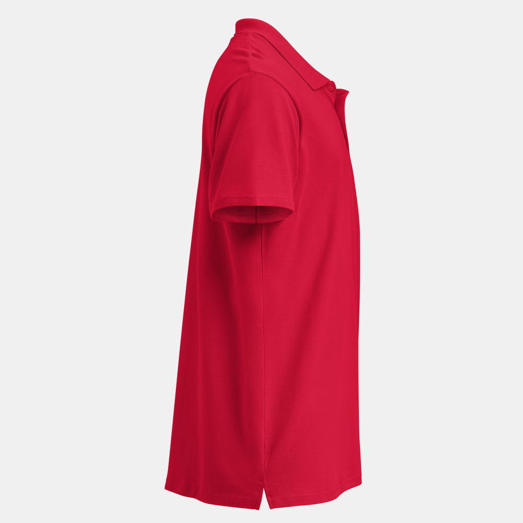 Red Piqué Polo Shirt