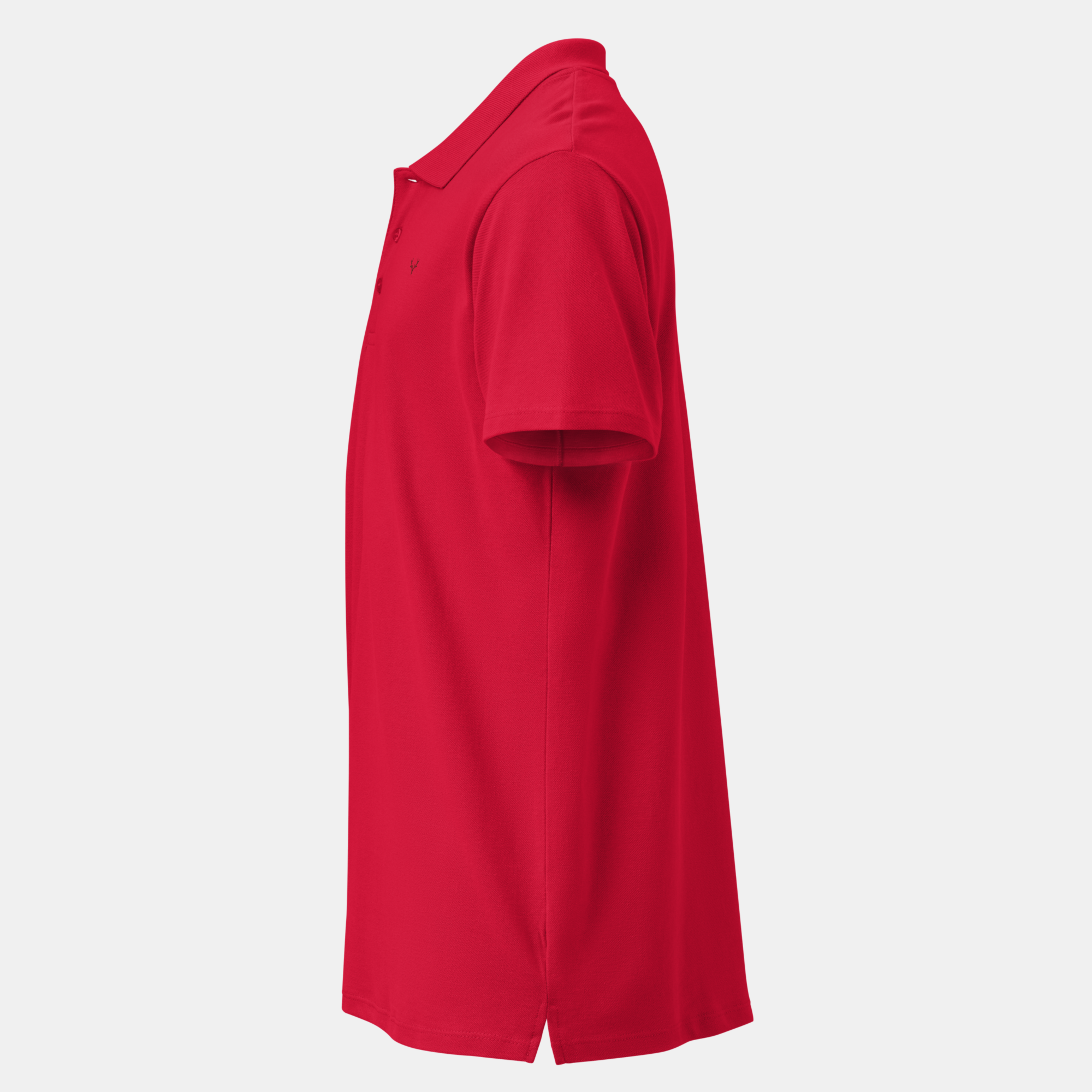 Red Piqué Polo Shirt