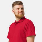 Red Piqué Polo Shirt