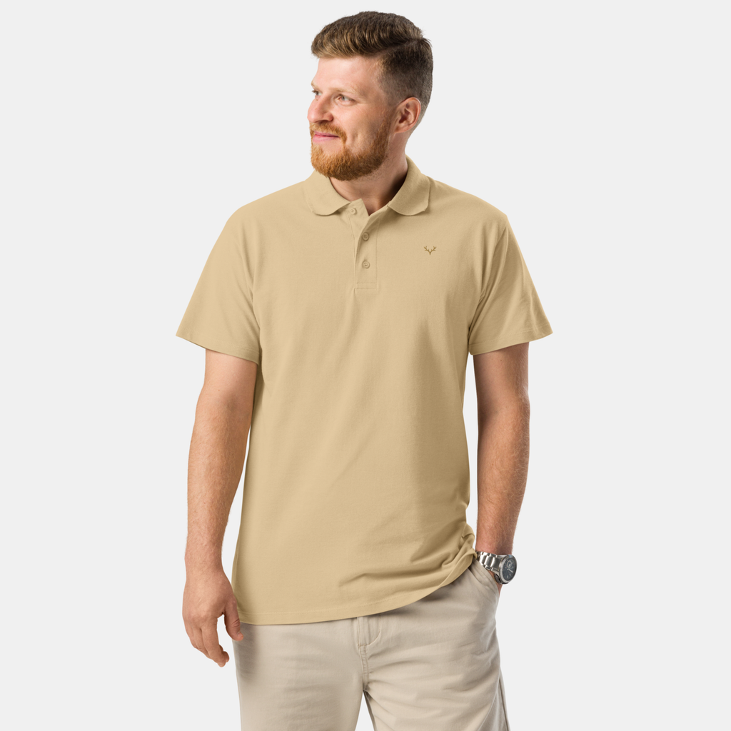 Sand Piqué Polo Shirt