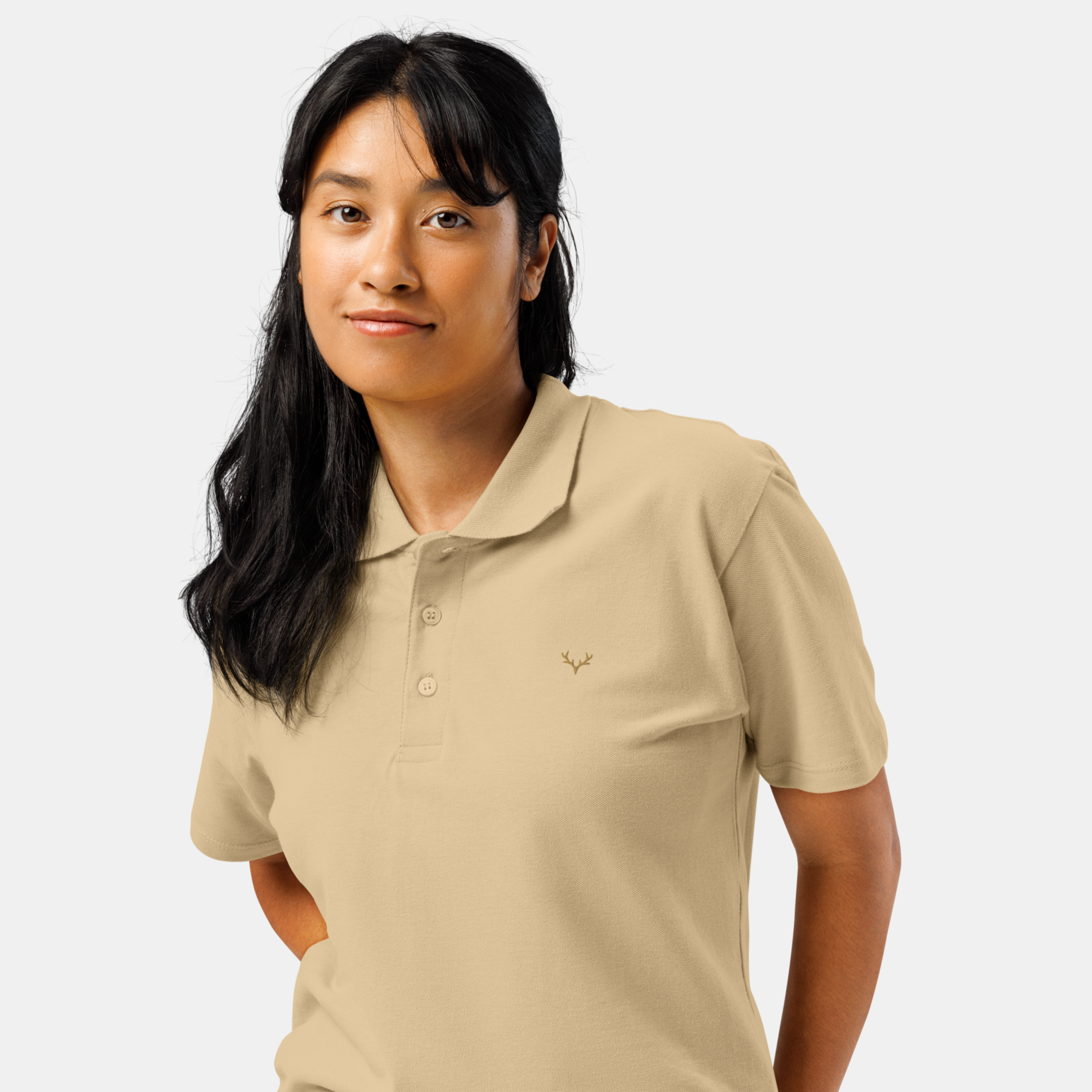 Sand Piqué Polo Shirt