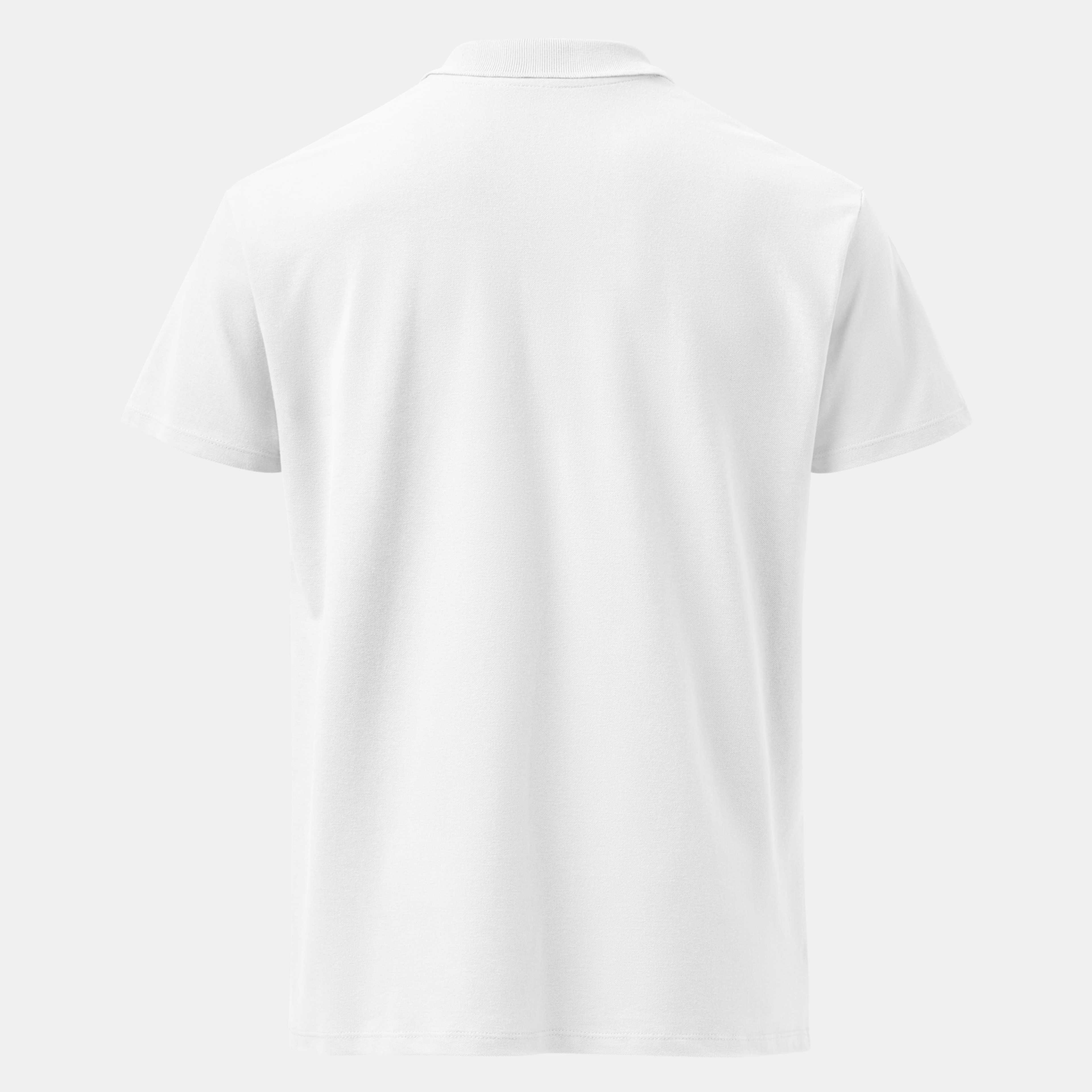 White Piqué Polo Shirt