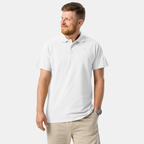 White Piqué Polo Shirt