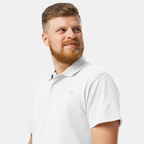 White Piqué Polo Shirt