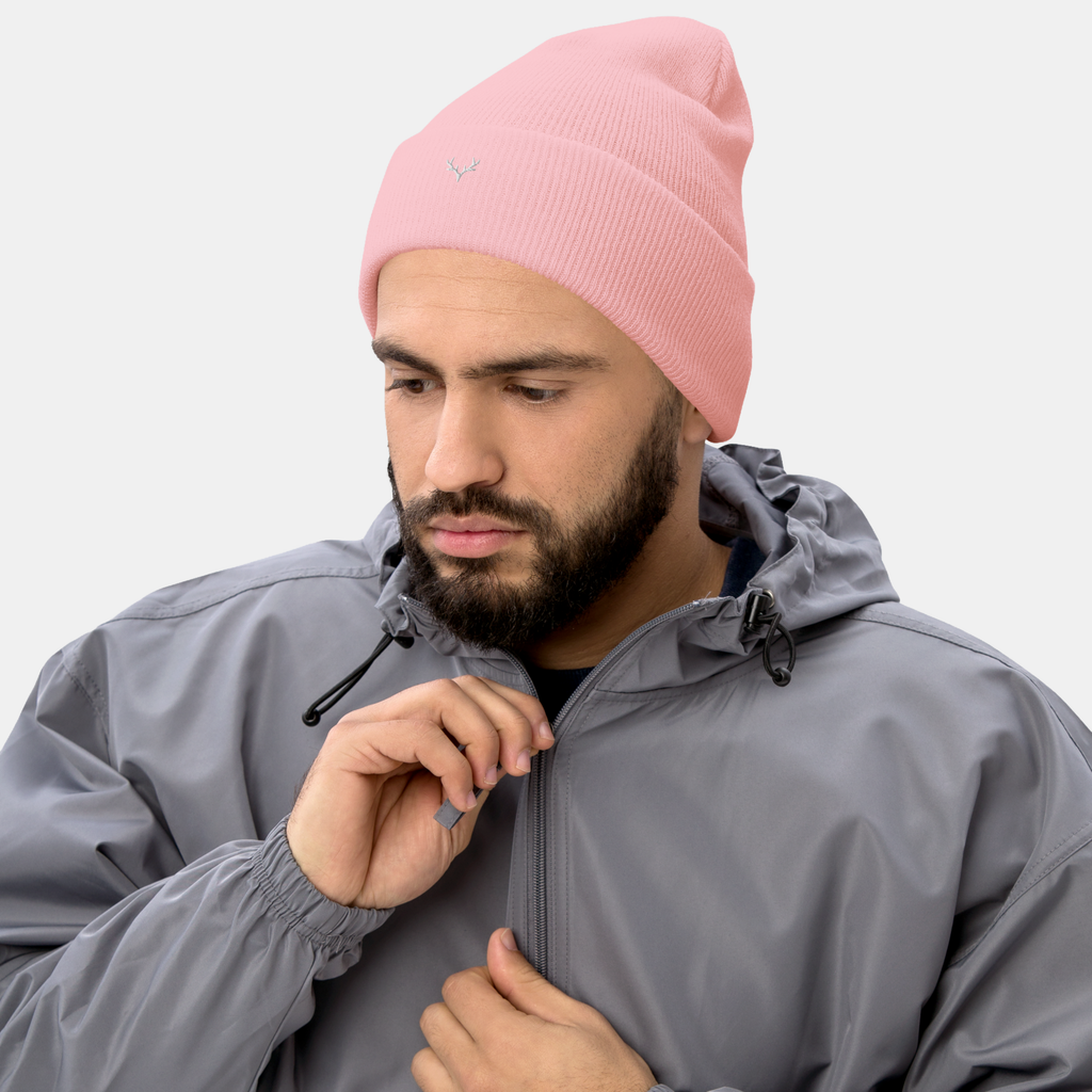 Baby Pink Embernest Cuffed Beanie