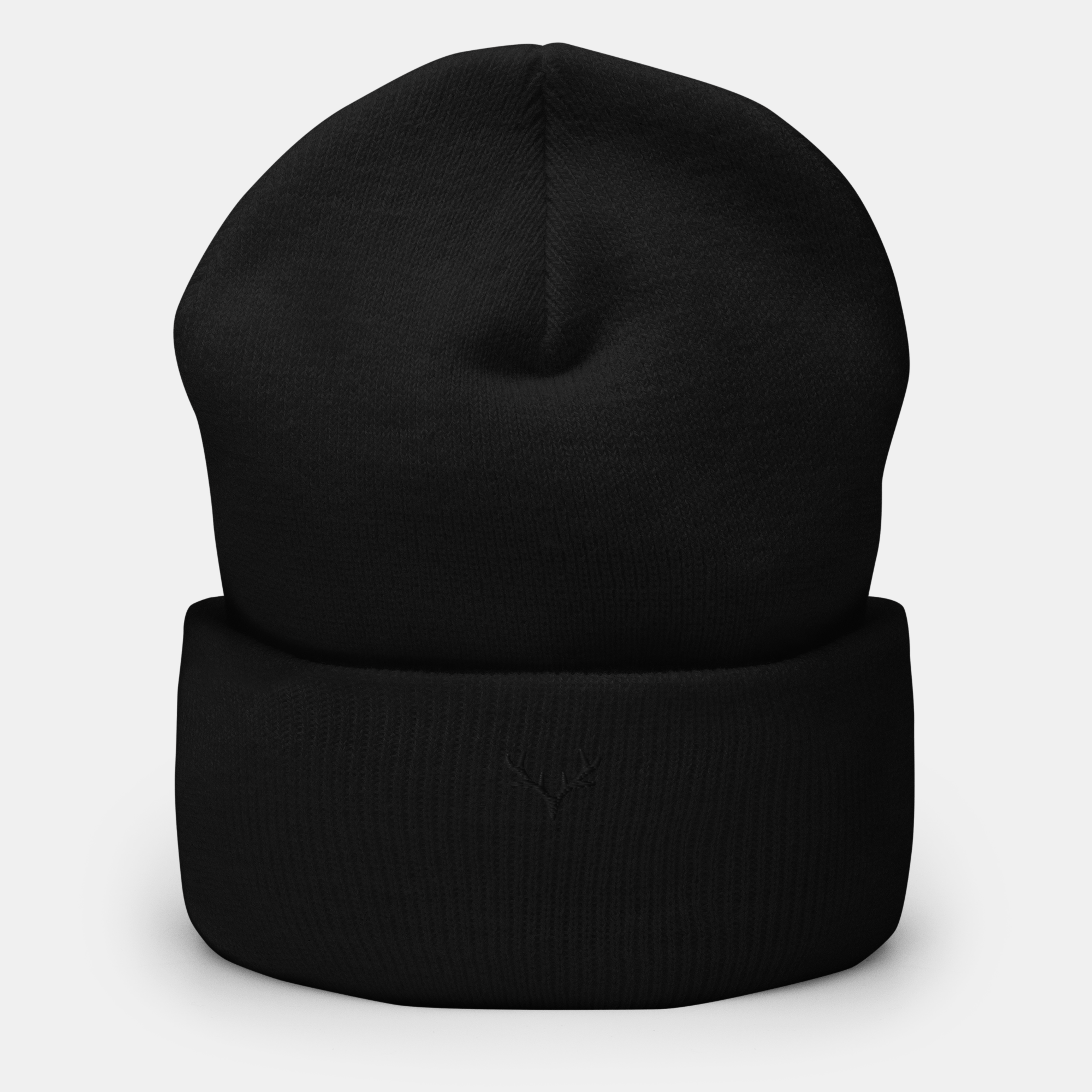 Black Embernest Cuffed Beanie