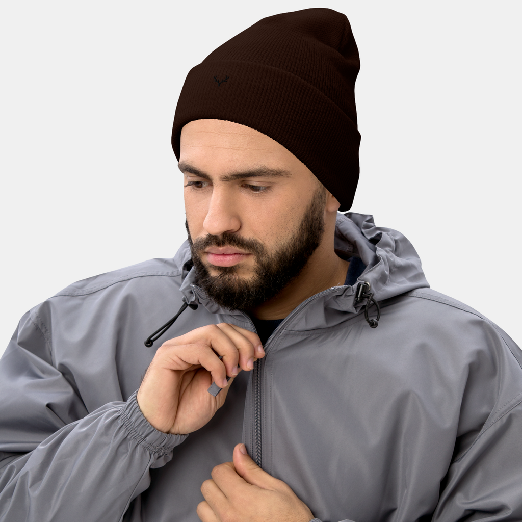 Brown Embernest Cuffed Beanie