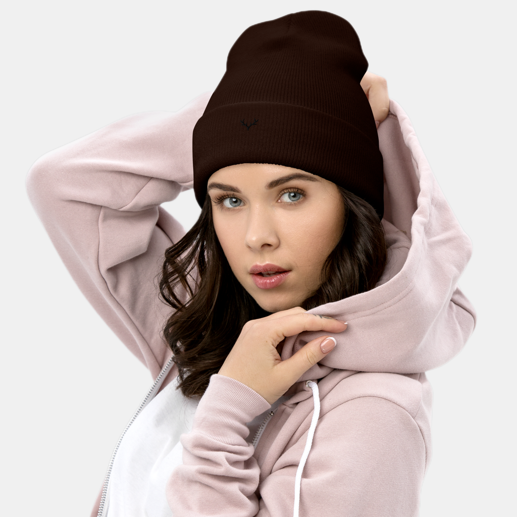 Brown Embernest Cuffed Beanie
