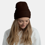 Brown Embernest Cuffed Beanie