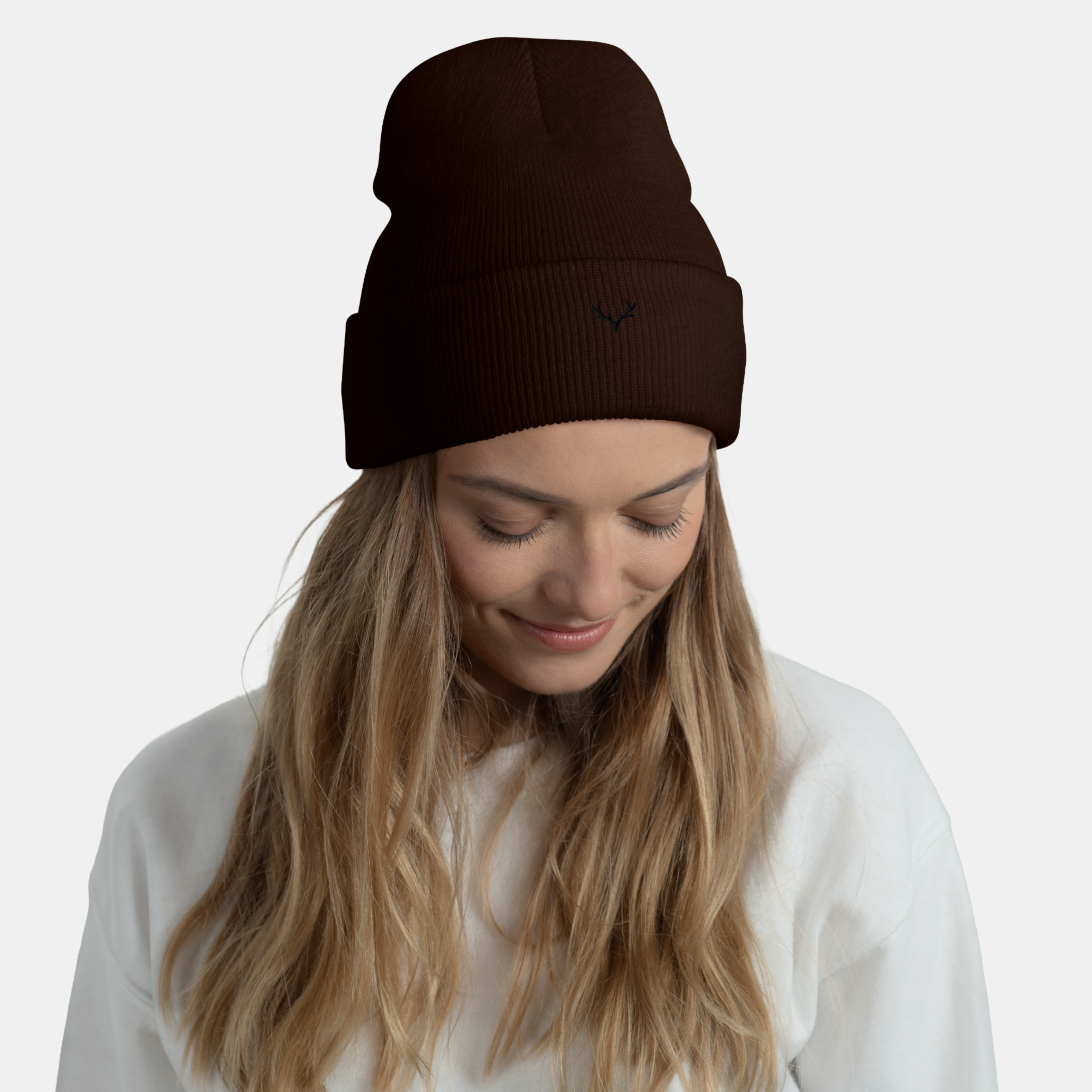Brown Embernest Cuffed Beanie