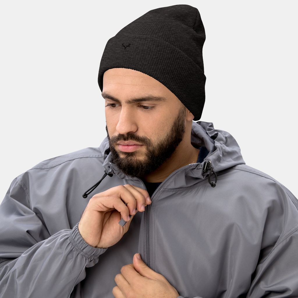 Dark Grey Embernest Cuffed Beanie