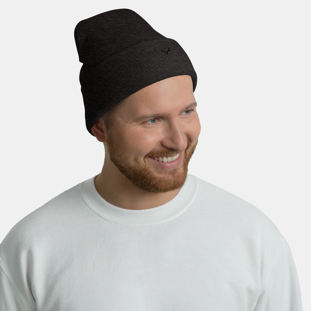 Dark Grey Embernest Cuffed Beanie