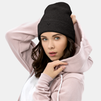 Dark Grey Embernest Cuffed Beanie
