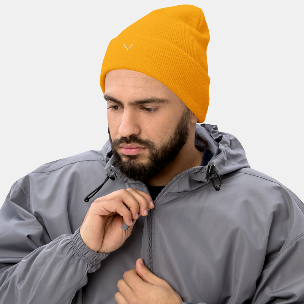 Gold Embernest Cuffed Beanie