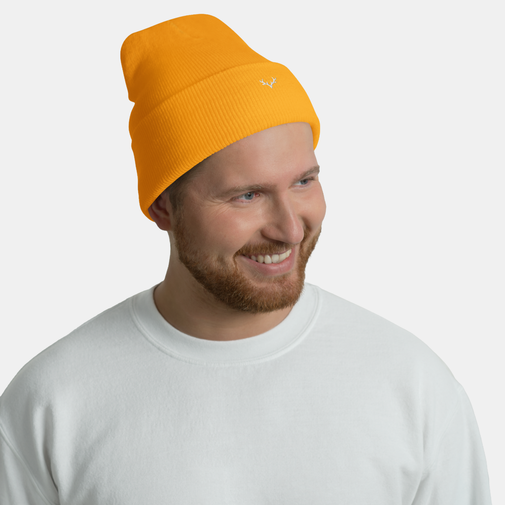 Gold Embernest Cuffed Beanie