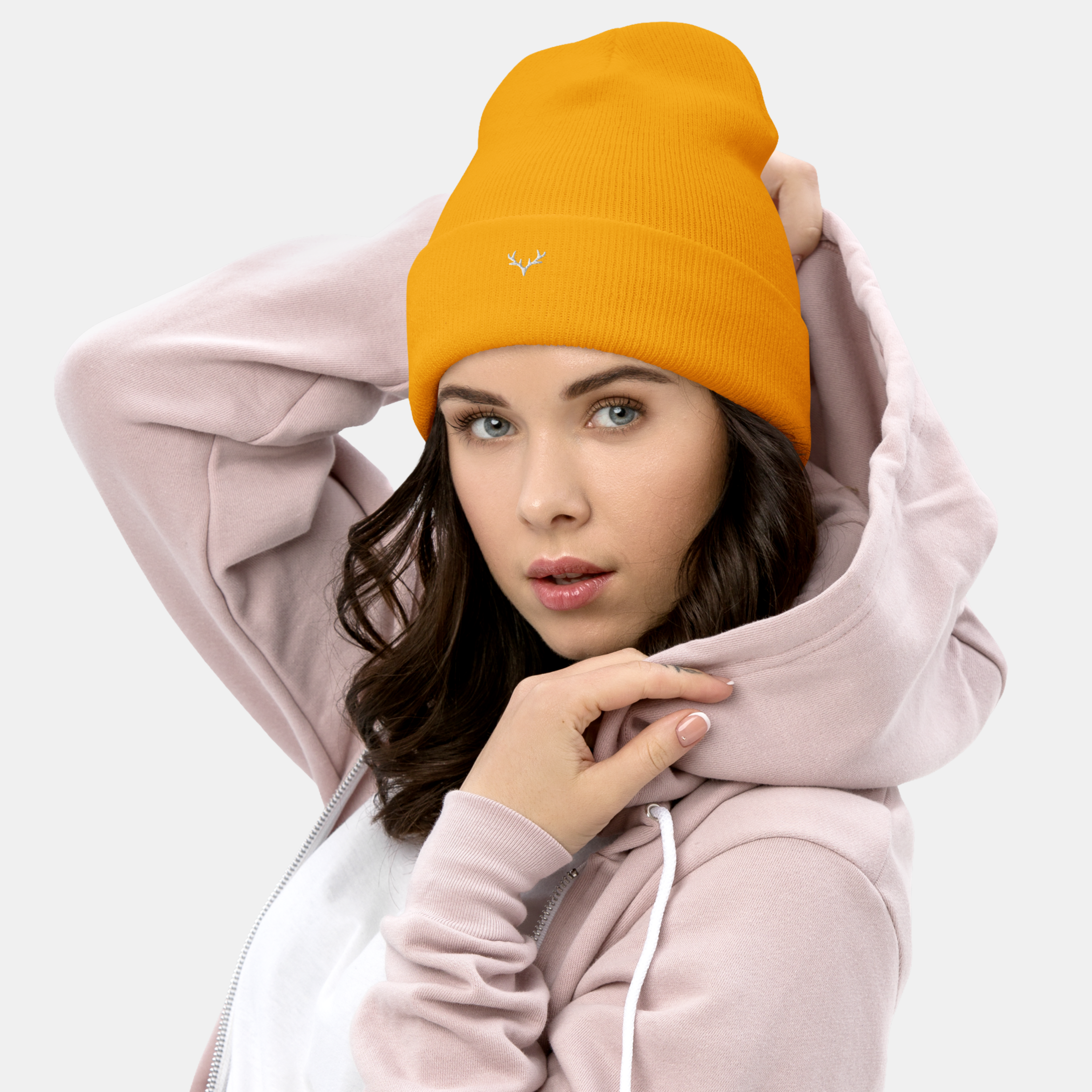Gold Embernest Cuffed Beanie