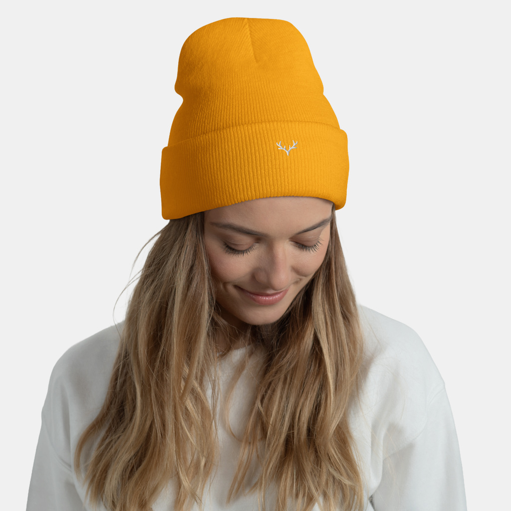 Gold Embernest Cuffed Beanie