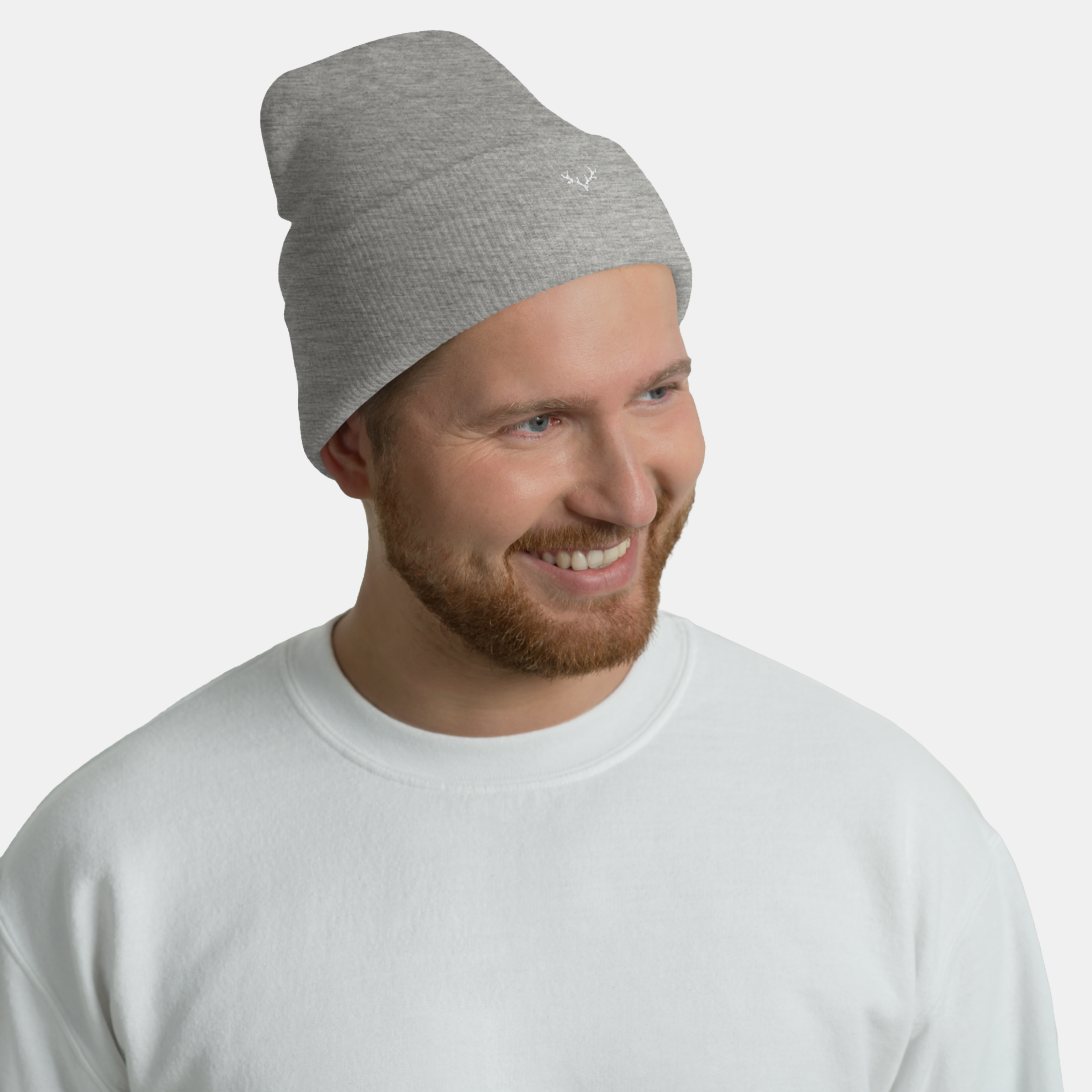 Grey Embernest Cuffed Beanie