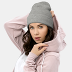 Grey Embernest Cuffed Beanie