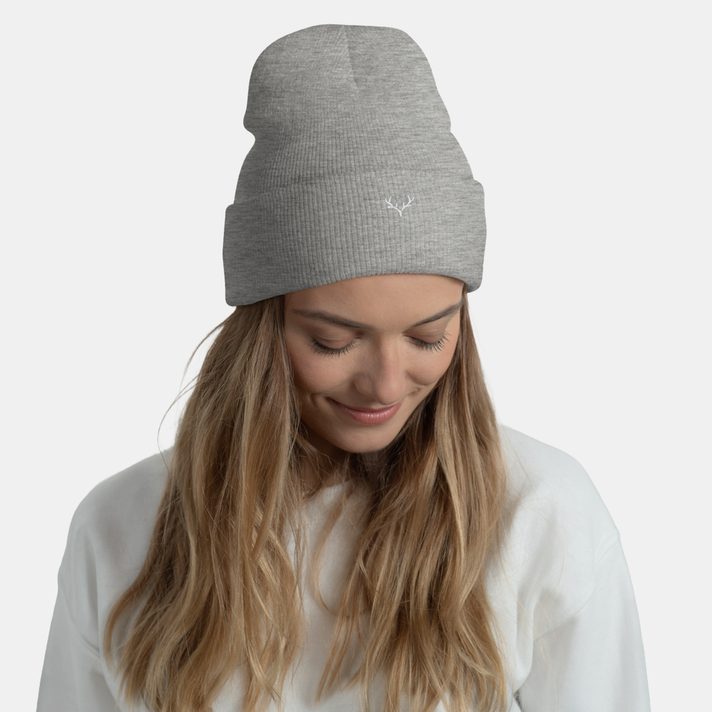 Grey Embernest Cuffed Beanie