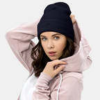 Navy Embernest Cuffed Beanie