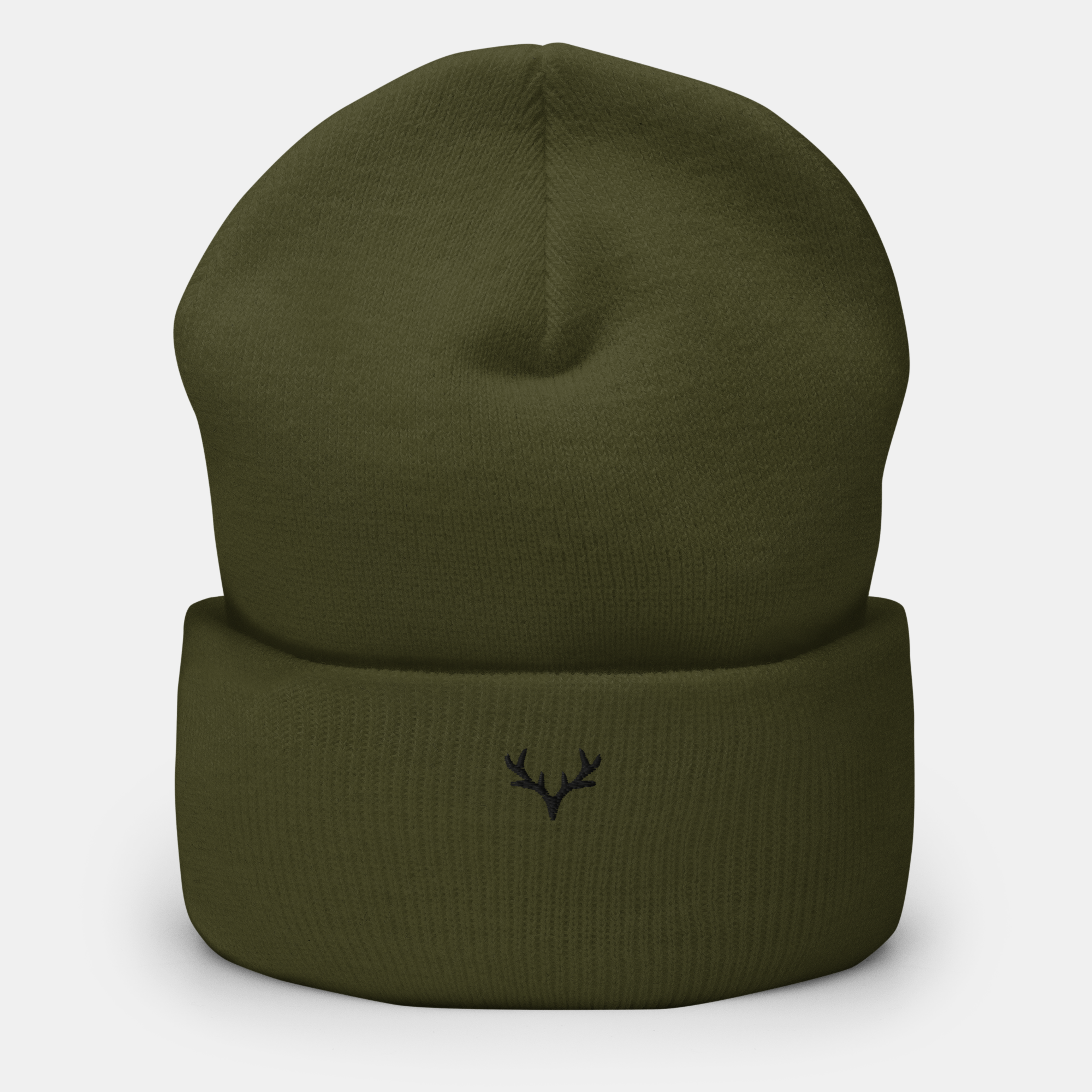 Olive Embernest Cuffed Beanie