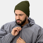 Olive Embernest Cuffed Beanie